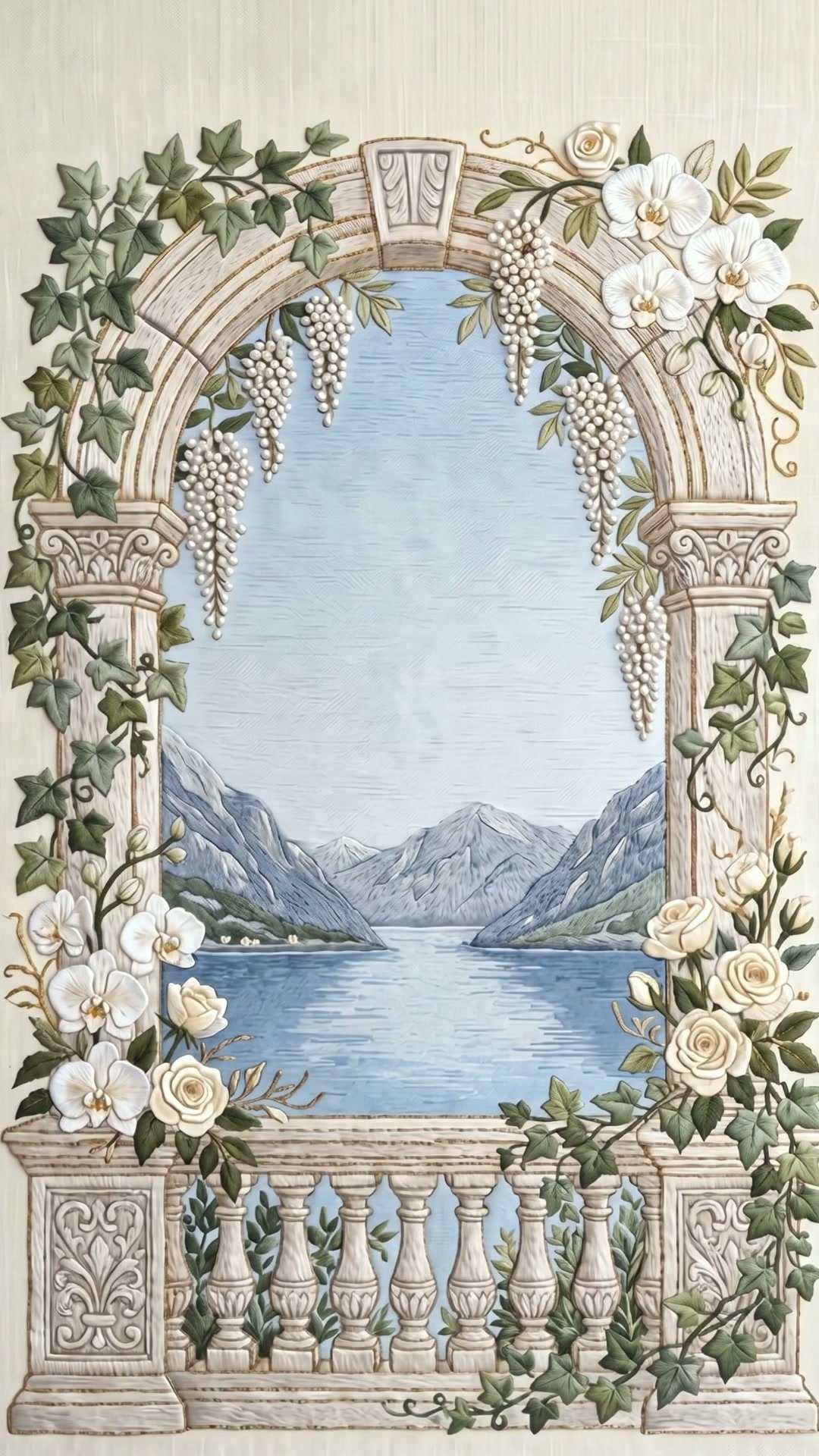 Lake Como Bellagio Villa Scene